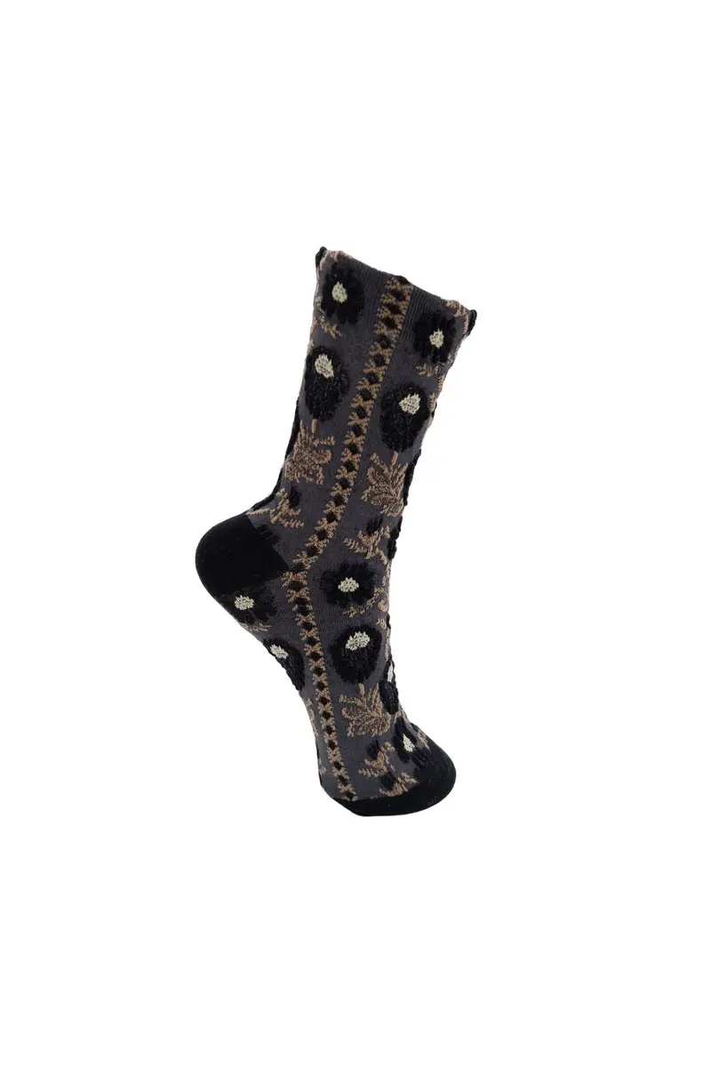 Black Colour - Bcabril Sock 8570 - Dk. Grey