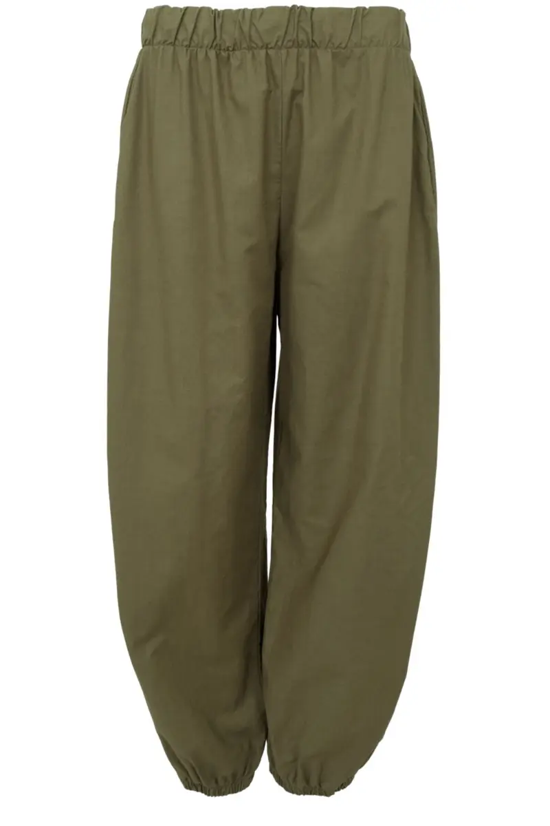 Black Colour - Bcaya Balloon Pant 41222 - Army