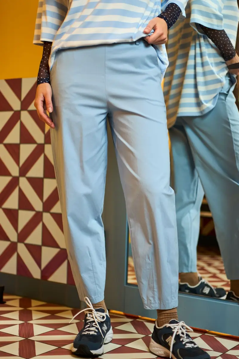 Black Colour - Bcbeate Barrel Pant 41096 - Lt. Blue
