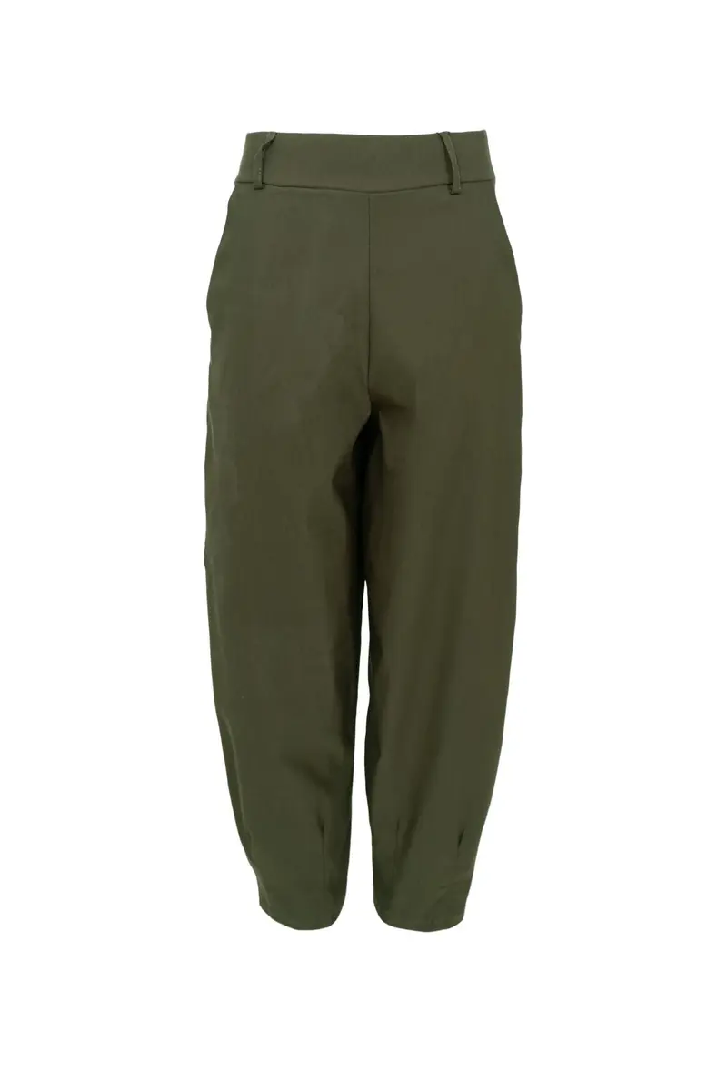 Black Colour - Bcbeverly Barrel Pant 41010 - Dk. Army