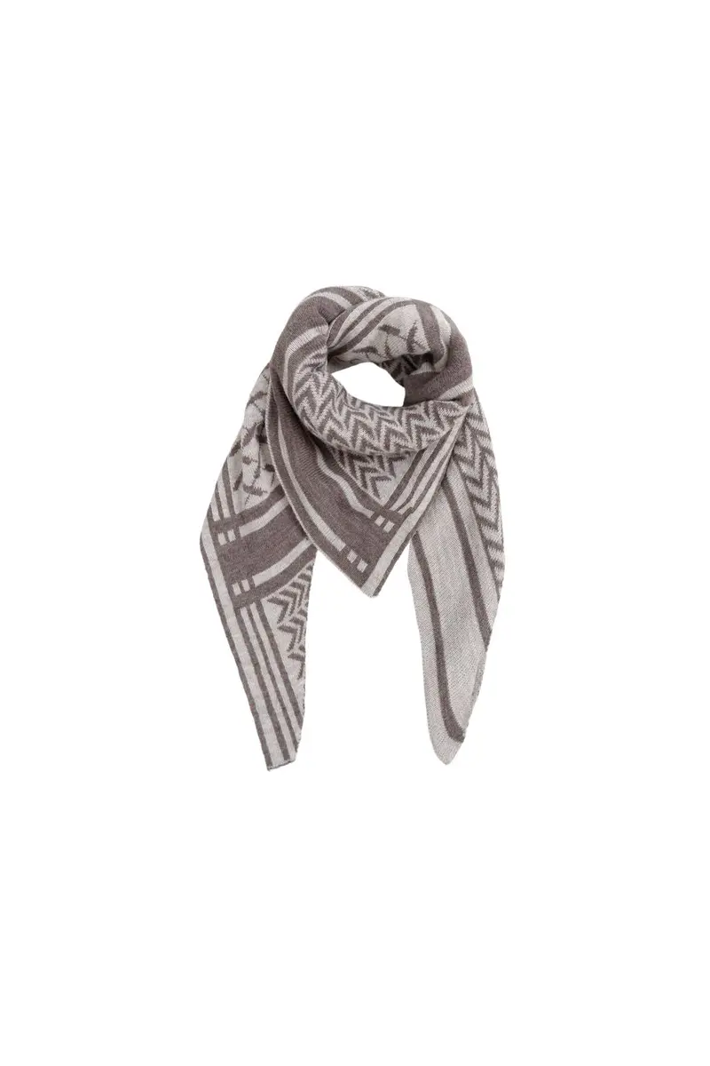 Black Colour - Bcbex Triangle Scarf 208279 - Nougat