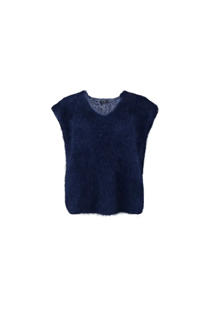 Black Colour - Bcbjoerk Pullover Vest 1252 - Navy