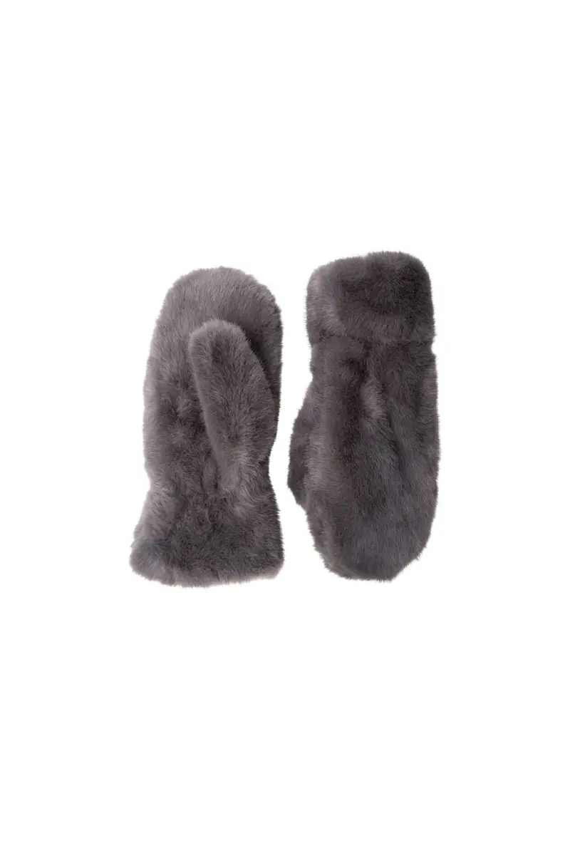 Black Colour - Bcblaze Soft Mittens 8022 - Dark Grey