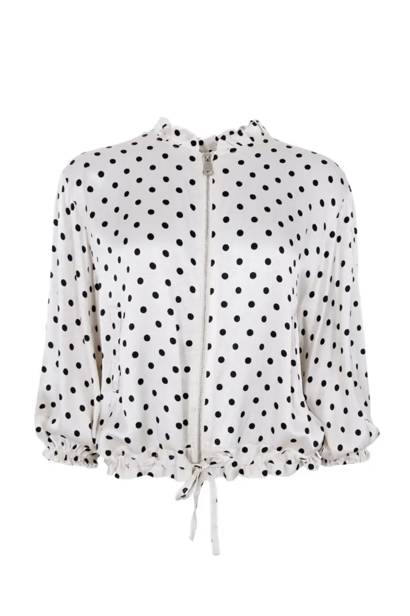 Black Colour - Bccaitlin Bomber Shirt 41107 - Off White