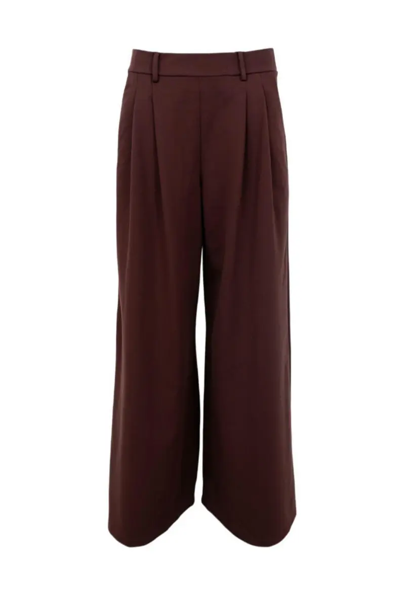 Black Colour - Bcdavi Wideleg Pant 40974 - Coffee