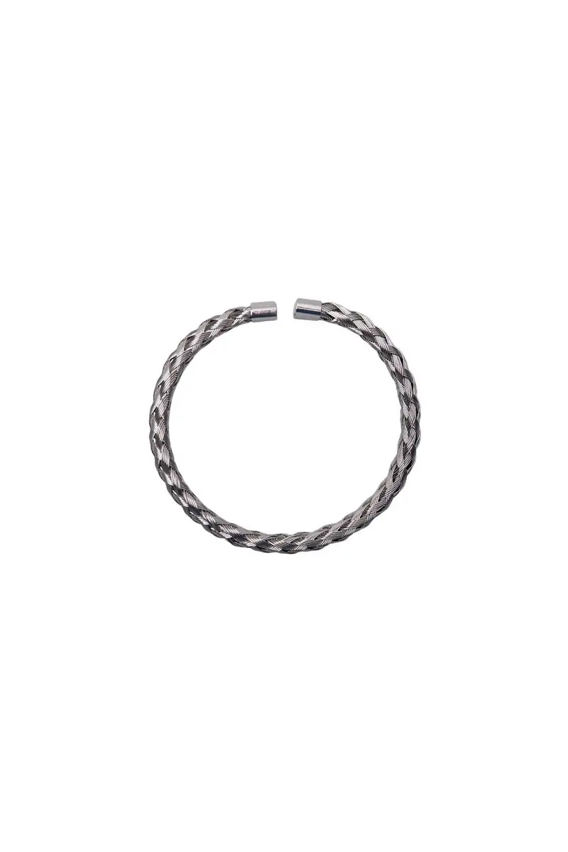 Black Colour - Bcelma Bracelet 4430 - Silver Coloured