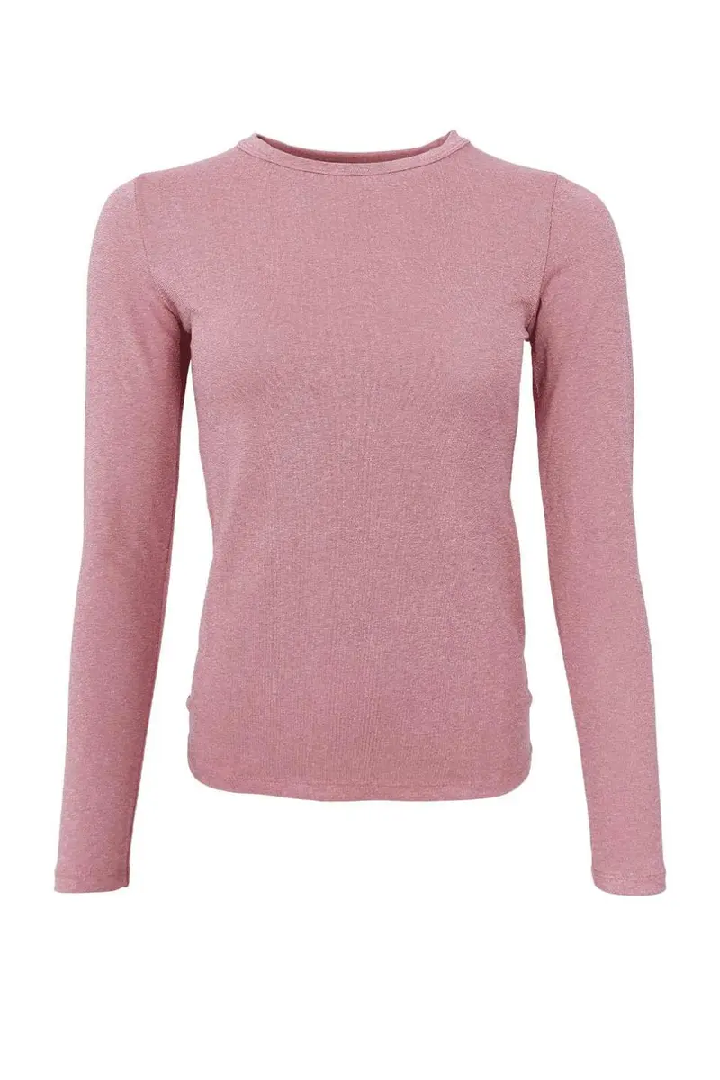 Black Colour - Bcfaye Lurex Blouse 3739 - Shirts - Rose