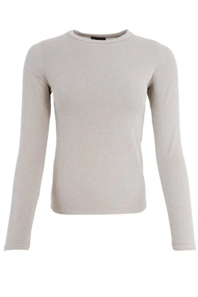 Black Colour - Bcfaye Lurex Blouse - Pearl Silver