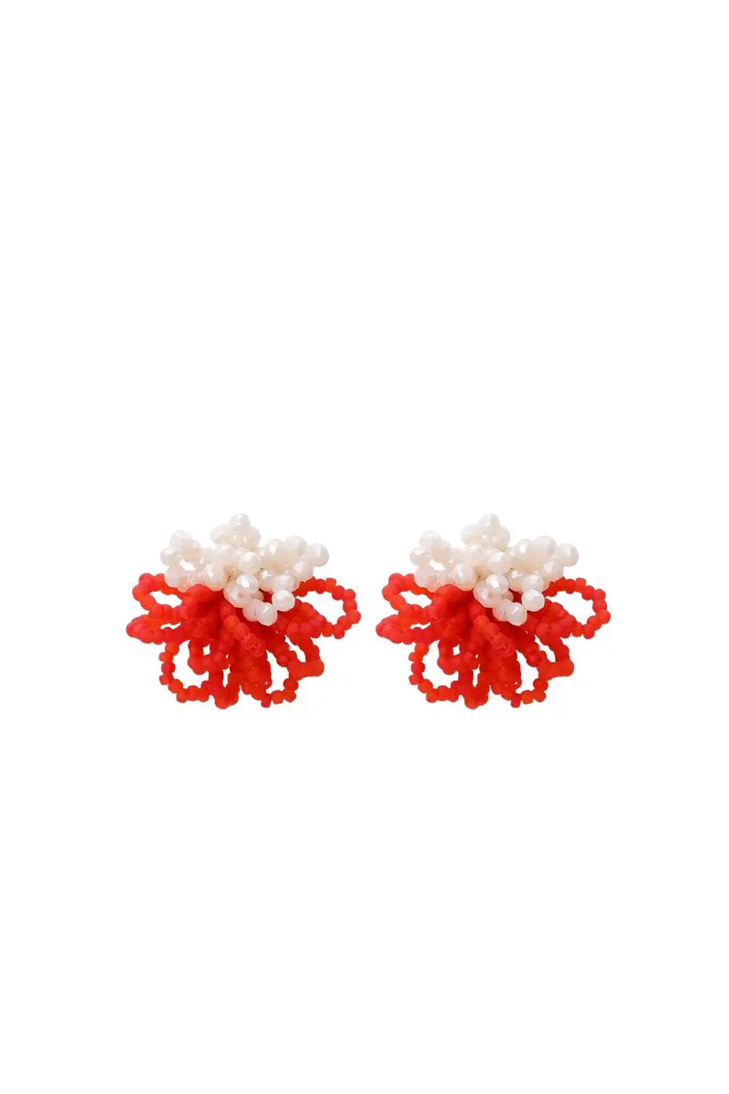 Black Colour - Bcingrid Earrings 4412 - Red