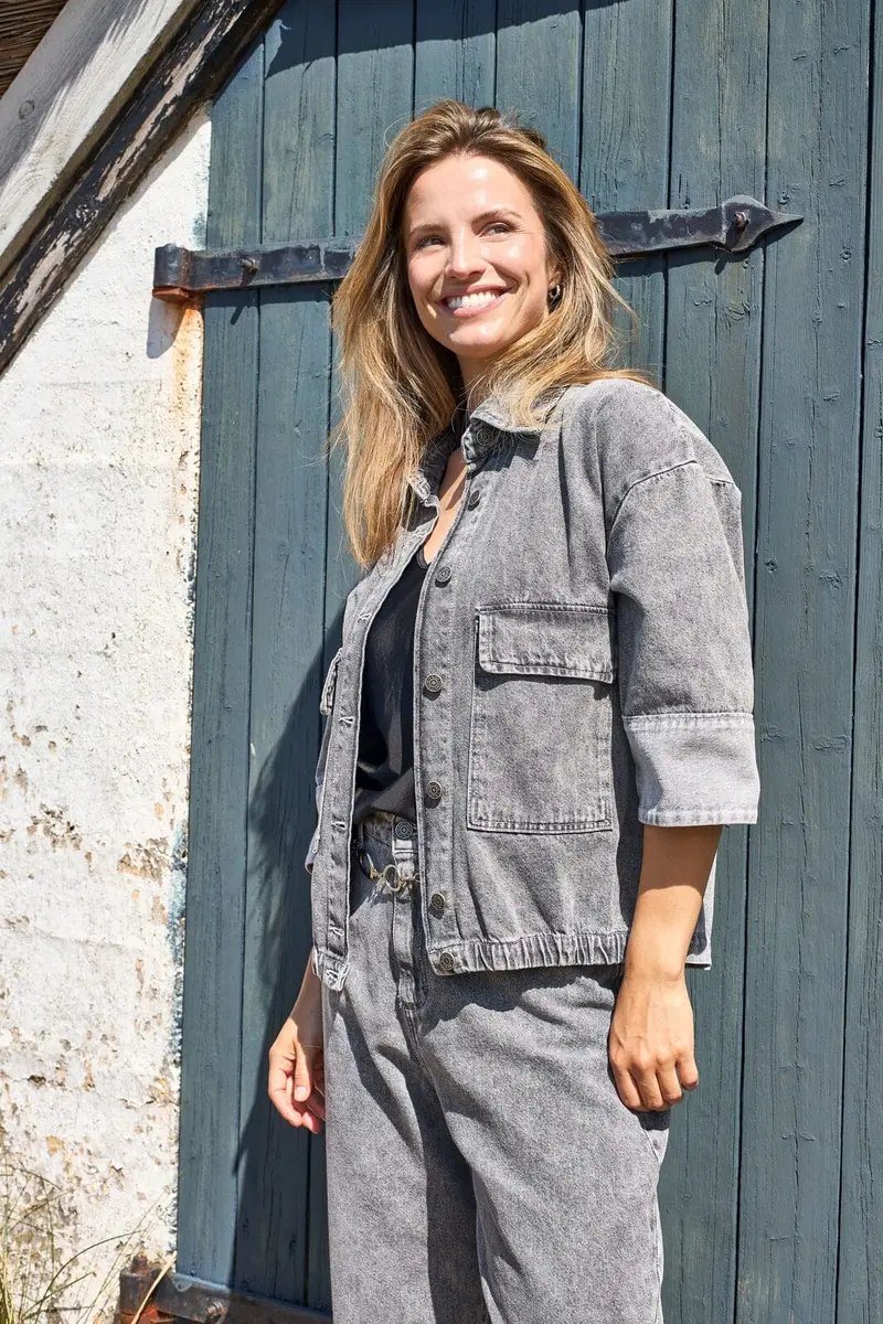 Black Colour - Bcizzy Jacket 41163 - Grey
