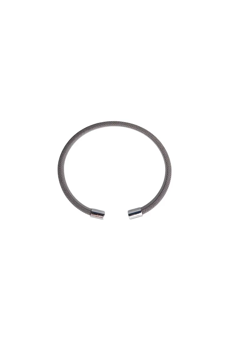Black Colour - Bcjanet Bracelet 4429 - Silver Coloured