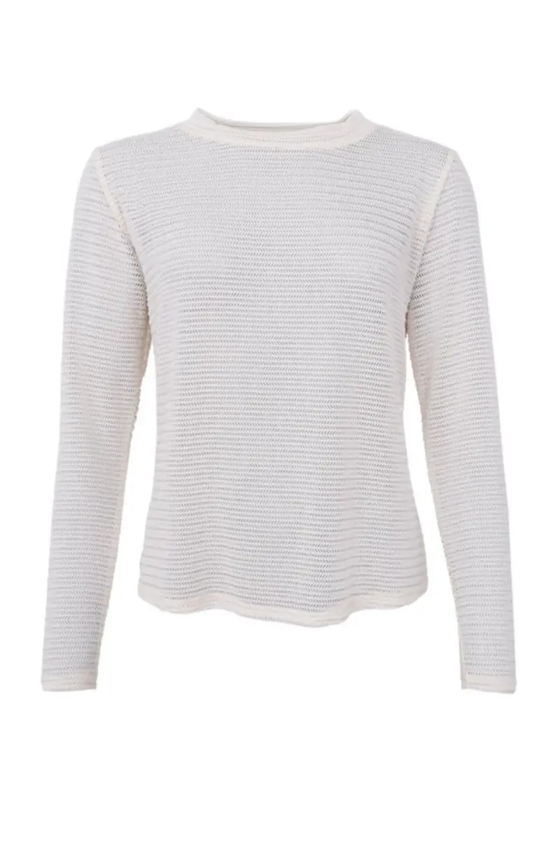 Black Colour - Bclili Mesh Blouse 41071 - Shirts - Cream