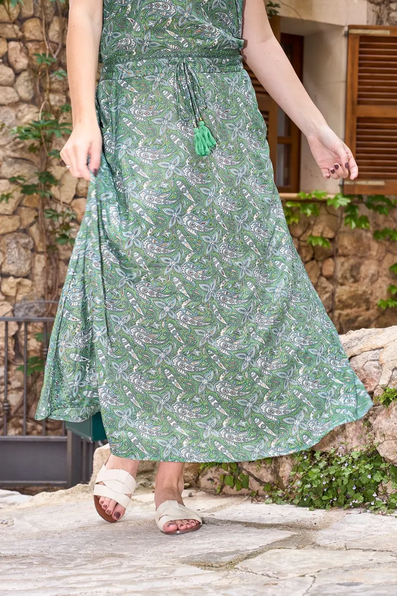 Black Colour - Bcluna Regular Skirt 39230 - Glory Green