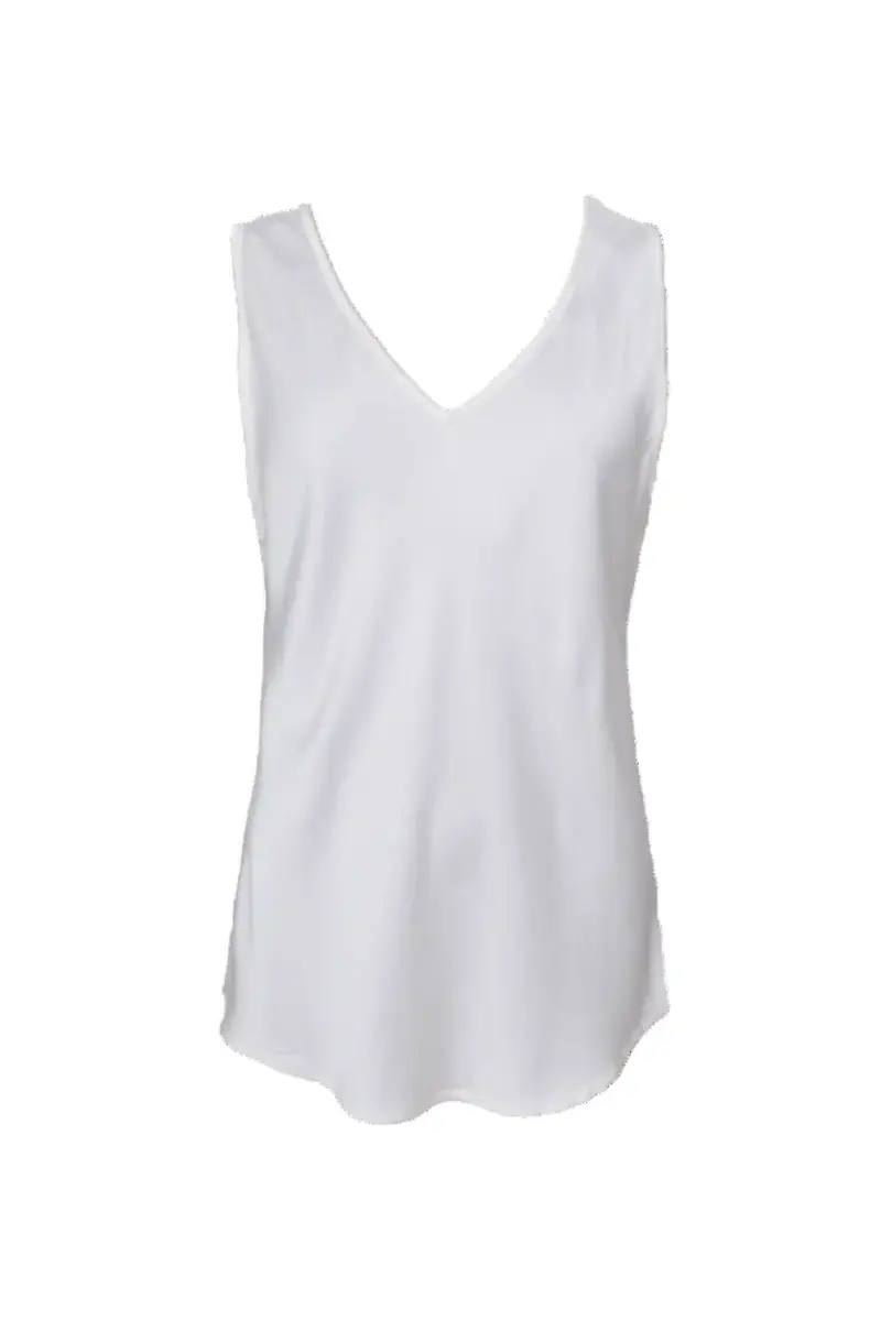 Black Colour - Bcmabel Double V-Neck Top 41210 - Shirts - Off White