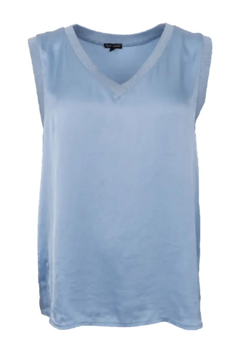 Black Colour - Bcmabel Top 41158 - Shirts - Dust Blue