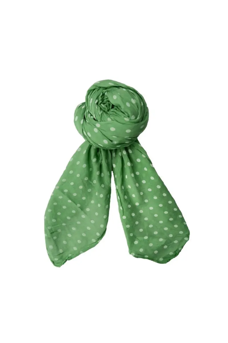 Black Colour - Bcpiccolo Scarf 208438 - Green Dot
