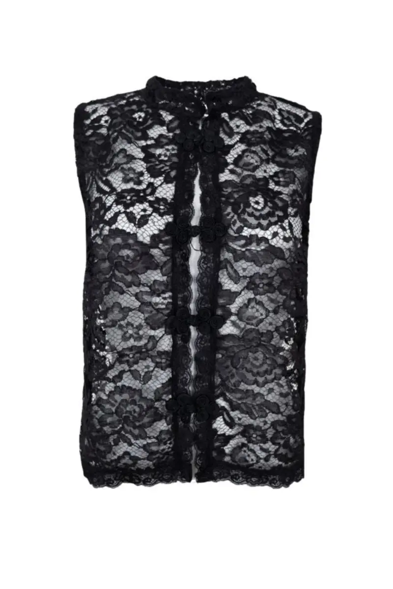 Black Colour - Bcrosa Napoleon Top 41300 - Shirts - Black