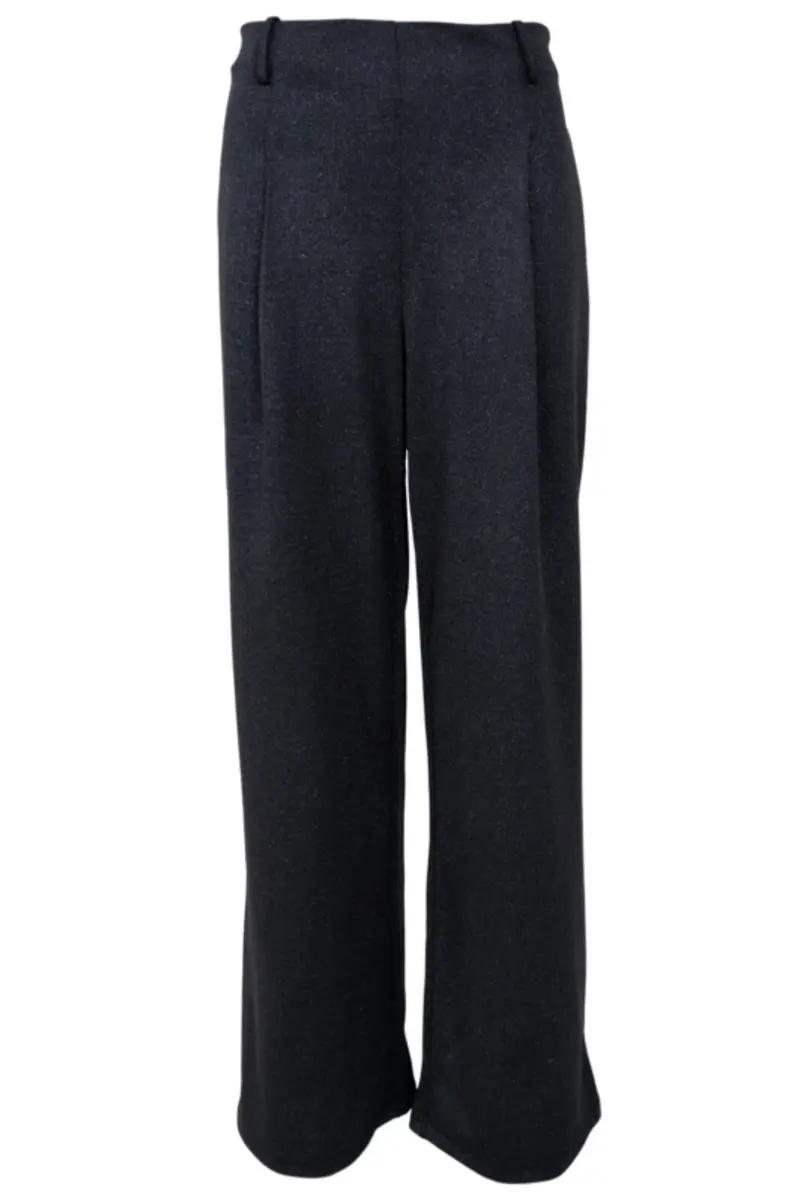 Black Colour - Bctoni Pleated Pant 41020 - Black