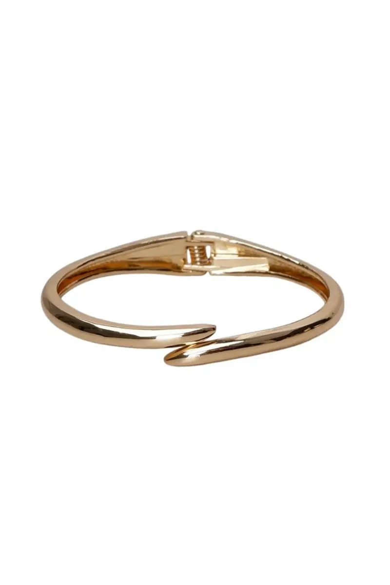 Black Colour - Bctrinny Slim Bangle 4522 - Golden Coloured