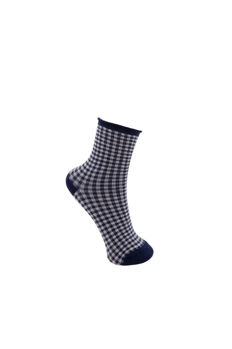 Black Colour - Bcyoki Sock 8572 - Dk. Blue