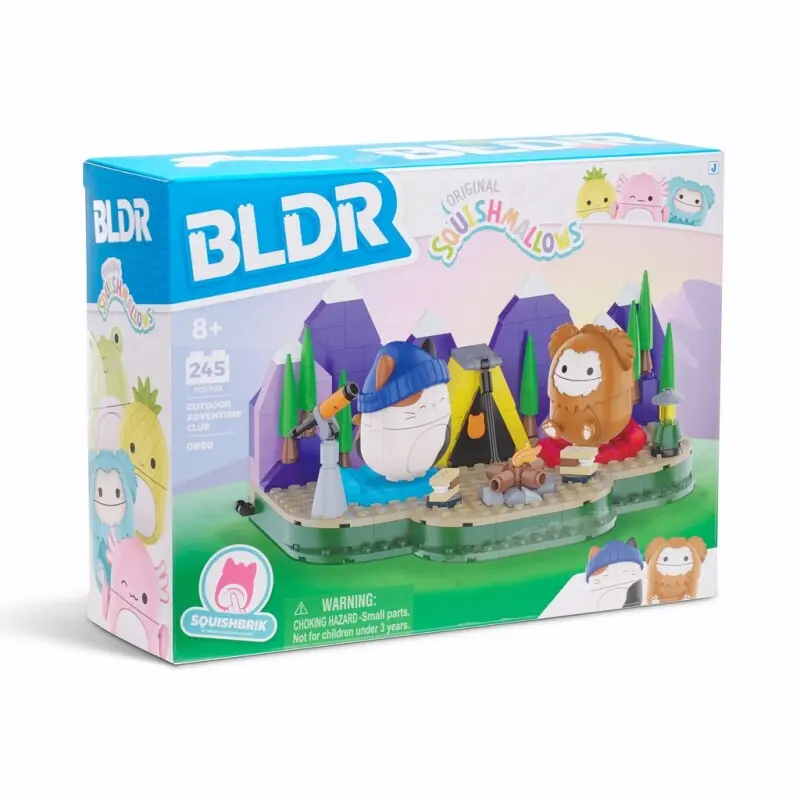 BLDR Squishmallows (Campinglegesæt med Cam og Benny)