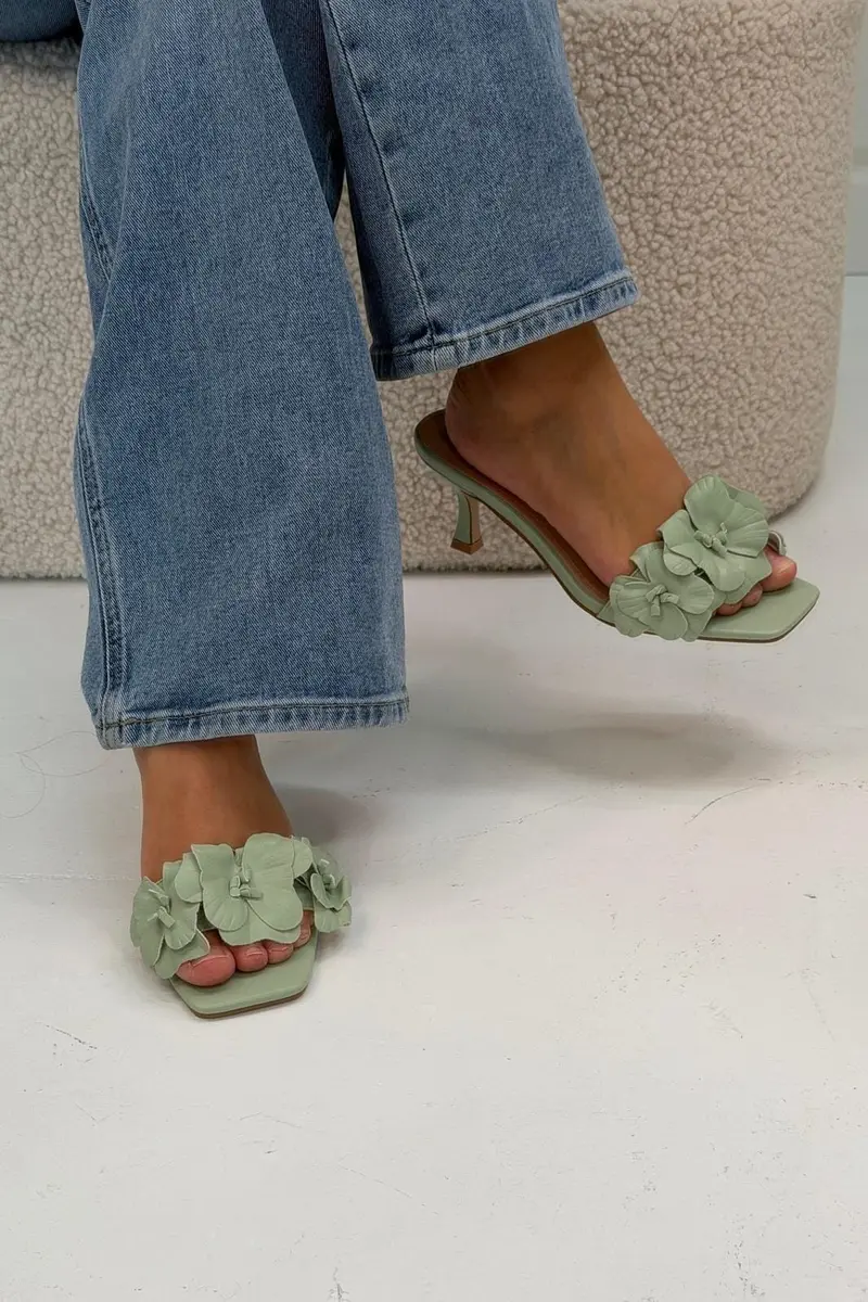Bloom - Butterfly Weed Sandals - Green