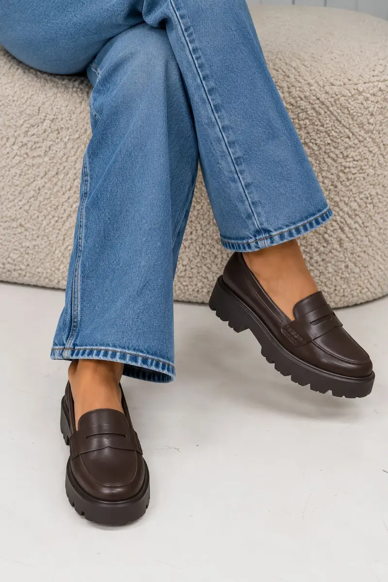 Bloom - Eustoma Loafers - Brown