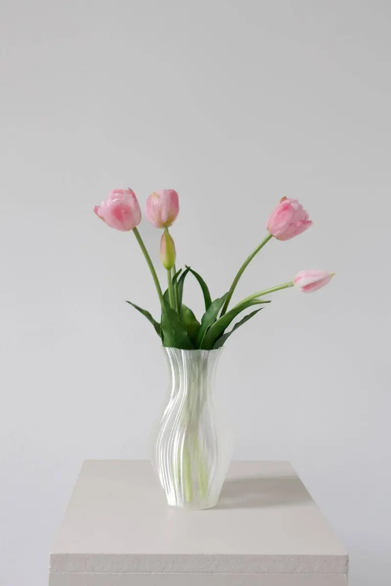 Bloom Objects - Artificial Layered Tulips - Light Pink - 02-172 Light Pink