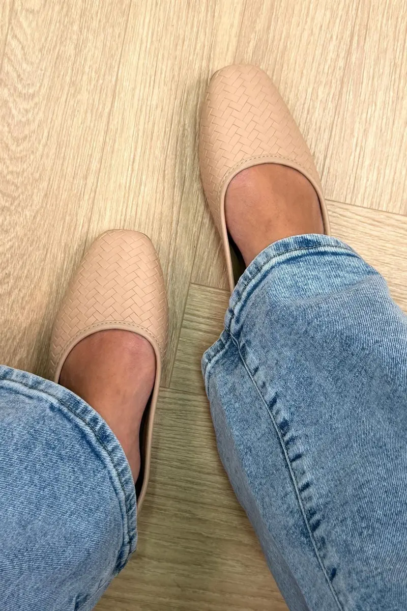 Bloom - Wisteria Ballet Flats - Taupe