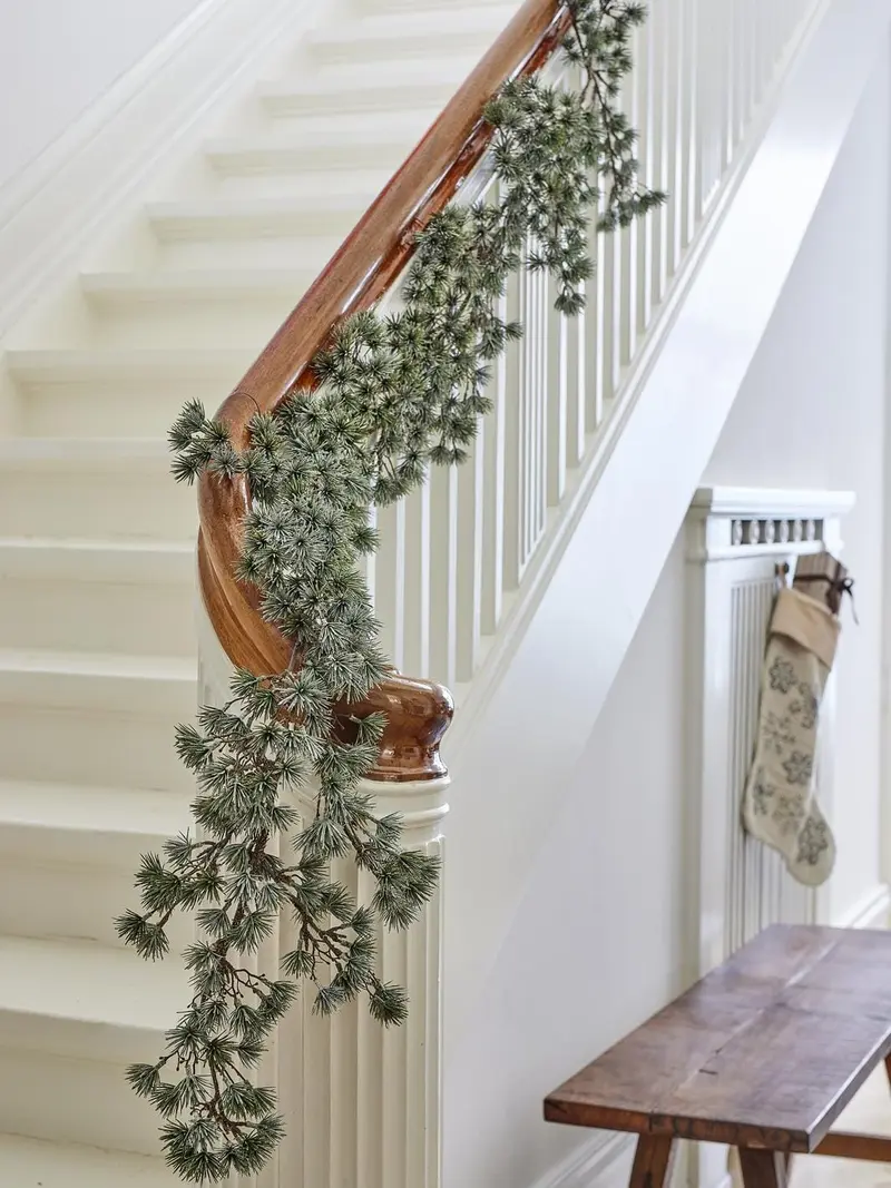 Bloomingville - Cedar Guirlande, GrøN, Kunstige Blomster 82072980 - Green