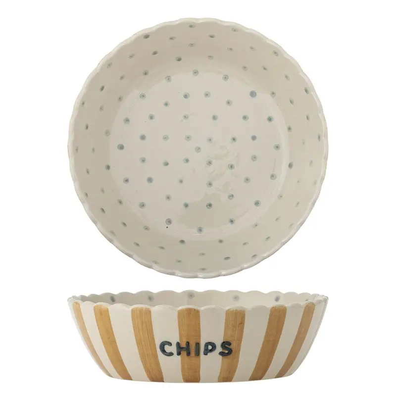 Bloomingville - Chip Skål, Multifarvet, Stentøj 82063186 - Multi