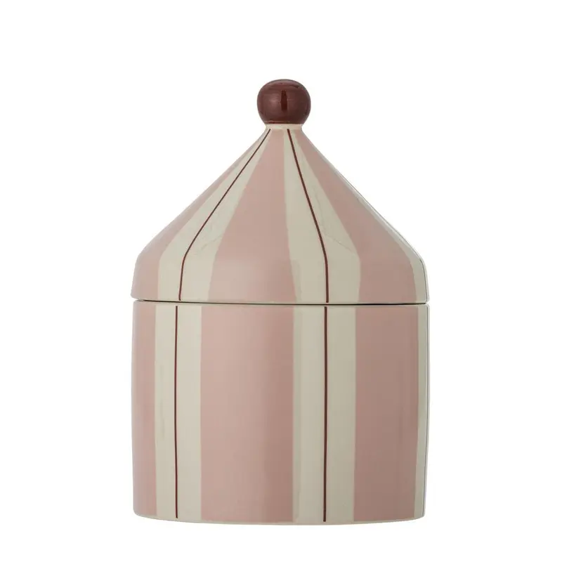Bloomingville - Cimmi Krukke M/LåG, Rosa, StentøJ 82063345 - Rose