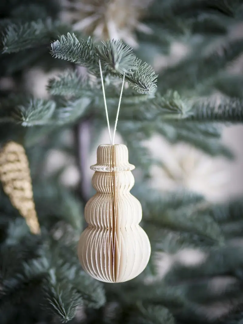 Bloomingville - Felip Ornament, Hvid, Fsc® Mix, Papir 82068524 - White