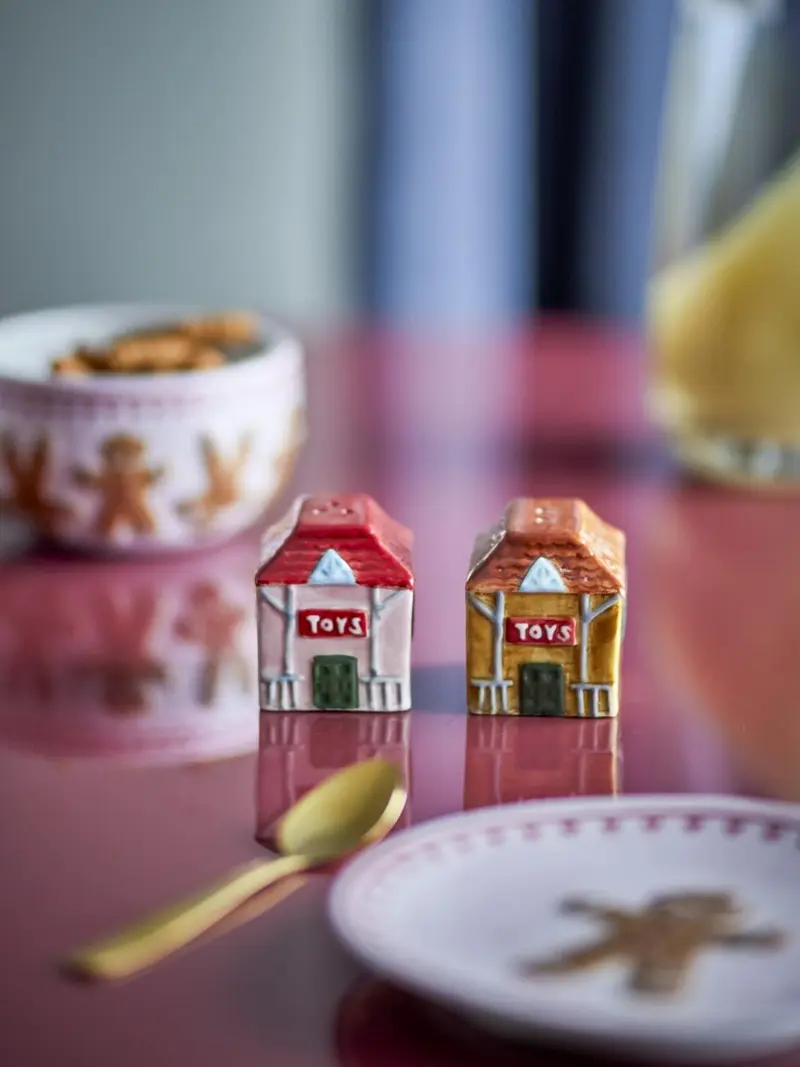 Bloomingville - Homey Salt & PebersæT, Multifarvet, StentøJ 82072959 - Multi