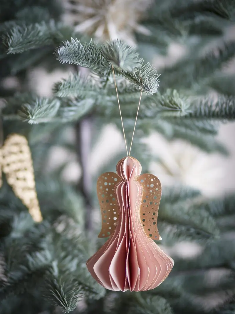 Bloomingville - Ingi Ornament, Rosa, Fsc® Mix, Papir 82068523 - Rose