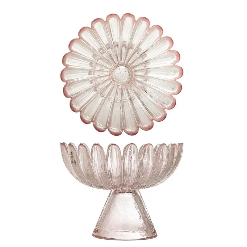 Bloomingville - Nalu Opsats, Rosa, Glas 82068719 - Rose