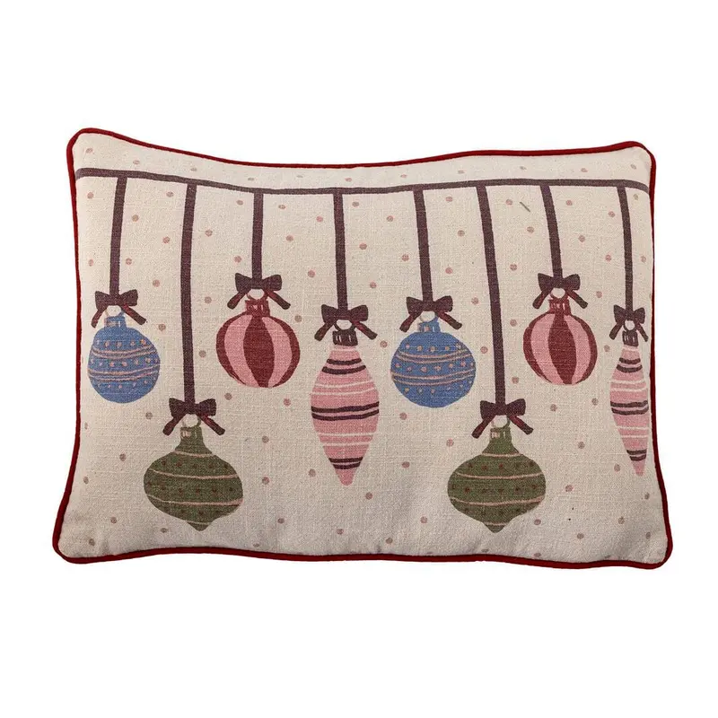 Bloomingville - Ornamentia Pude, RøD, Bomuld Oeko-Tex® 82063302 - Red