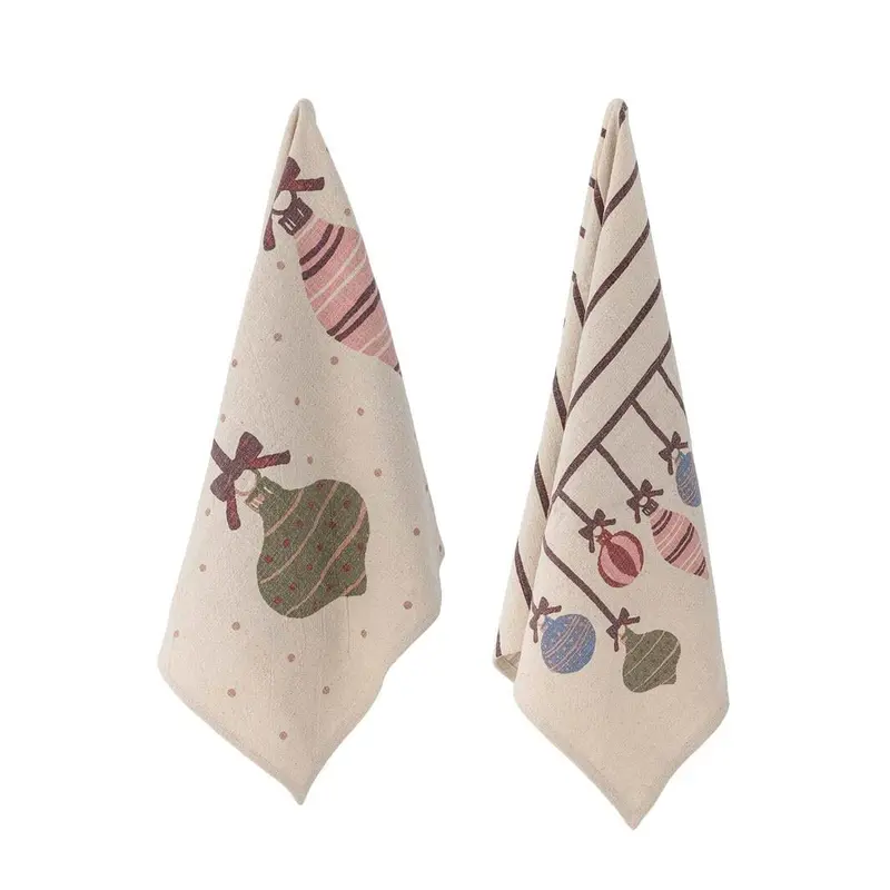 Bloomingville - Ornamentia Viskestykke, RøD, Bomuld Oeko-Tex® 82063292 - Red