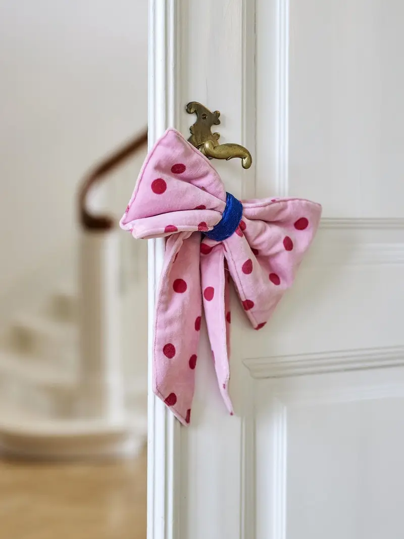 Bloomingville - Ruby Dekorations SløJfe, Rosa, Bomuld 82072985 - Rose