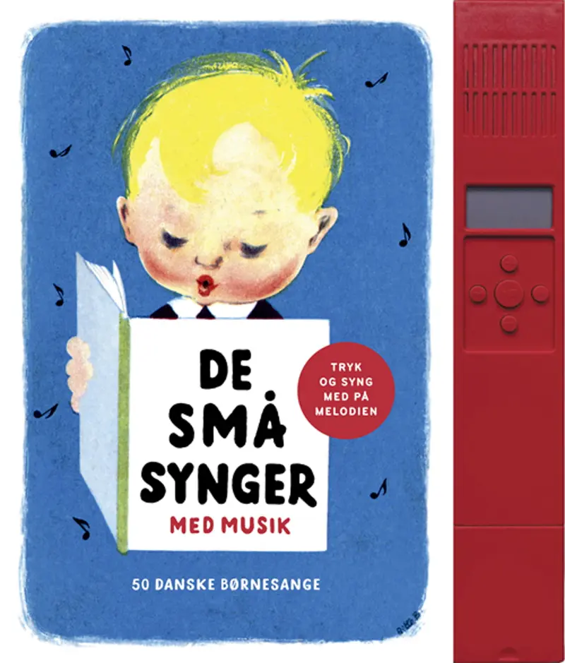 Bog, De små synger, med musikpanel