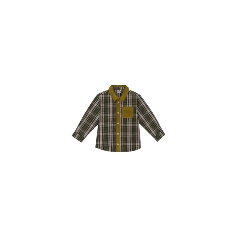 Bonton Jerry Shirt - Khaki Plaid