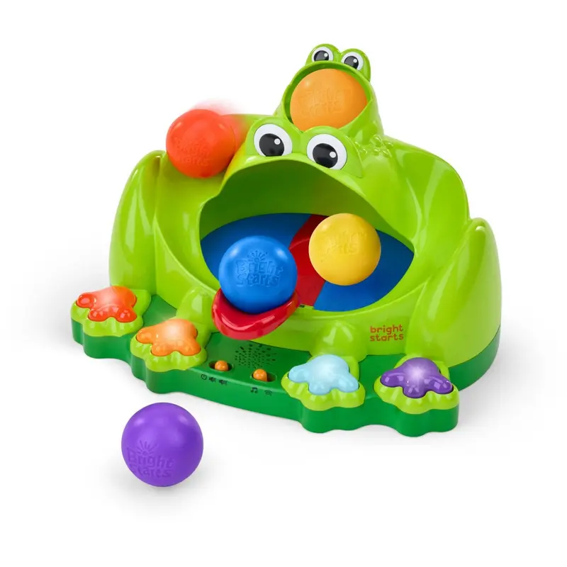 Bright Starts Poppin' Bold Frog™ Bold Play Legetøj