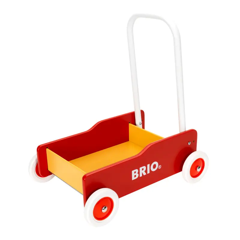 BRIO gåvogn, rød