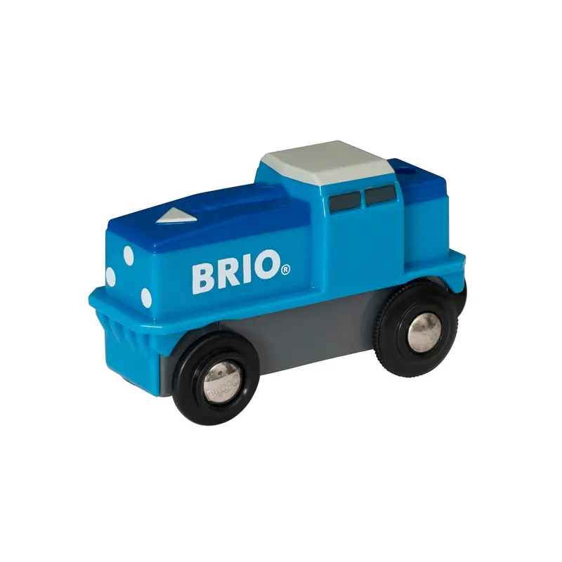 BRIO togbane, batteridrevet godstog