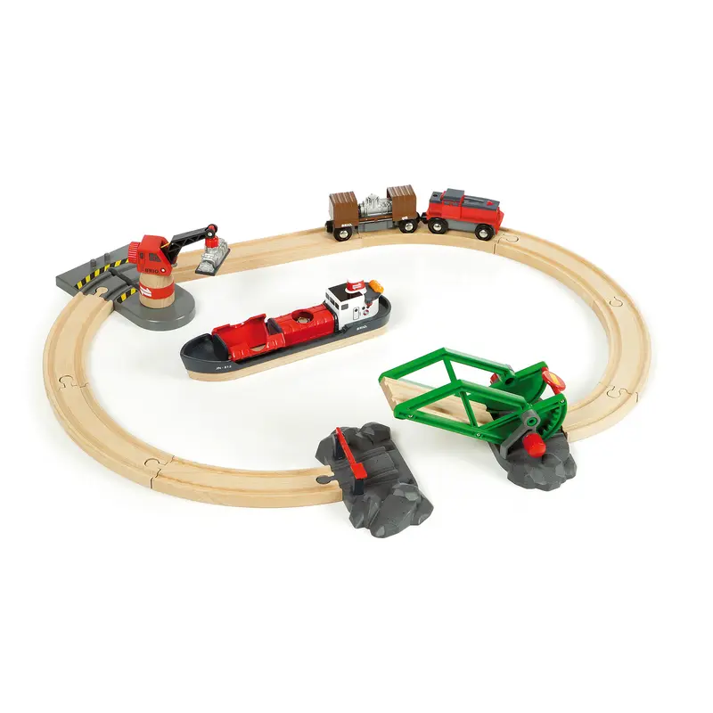 BRIO togbane, havnesæt