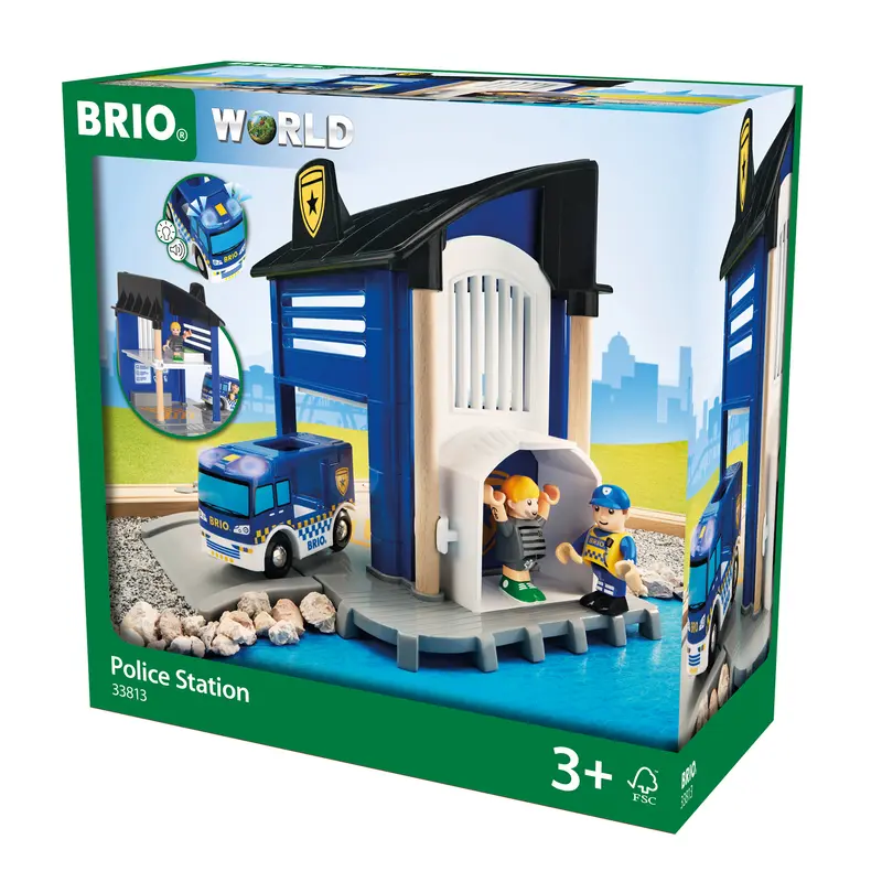 BRIO togbane, politistation