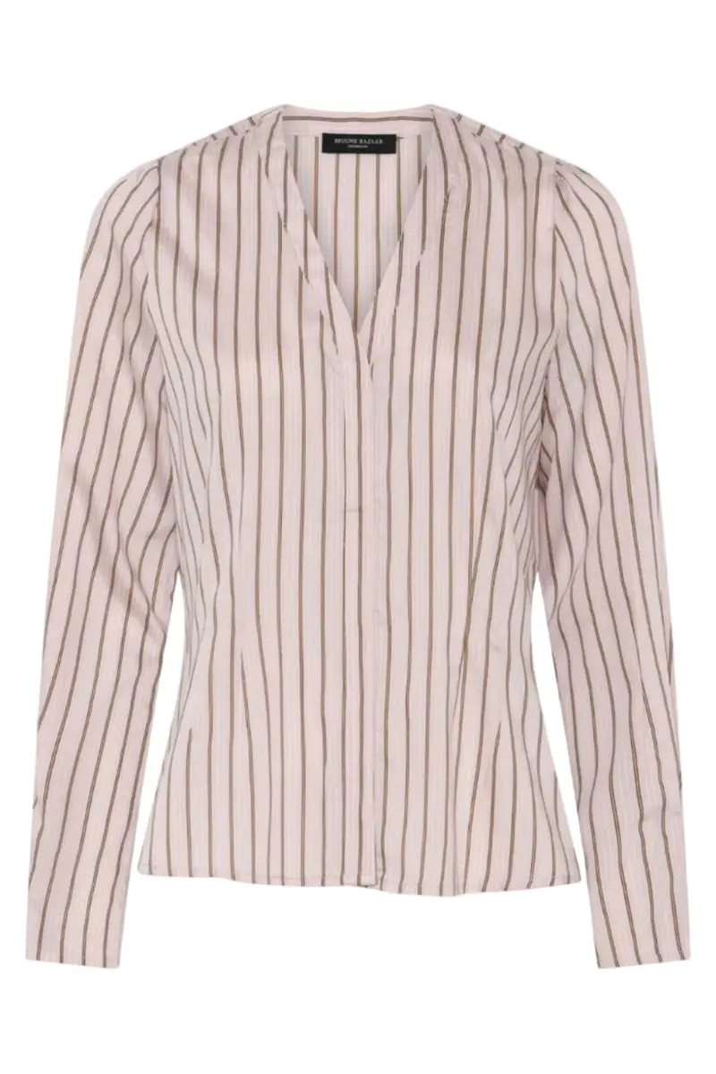 Bruuns Bazaar - Arengabbzea Shirt BBW4879 - Primrose Pink Stripe