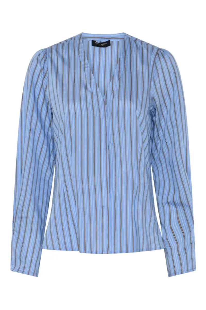 Bruuns Bazaar - Arengabbzea Shirt BBW4879 - Sky Blue Stripe