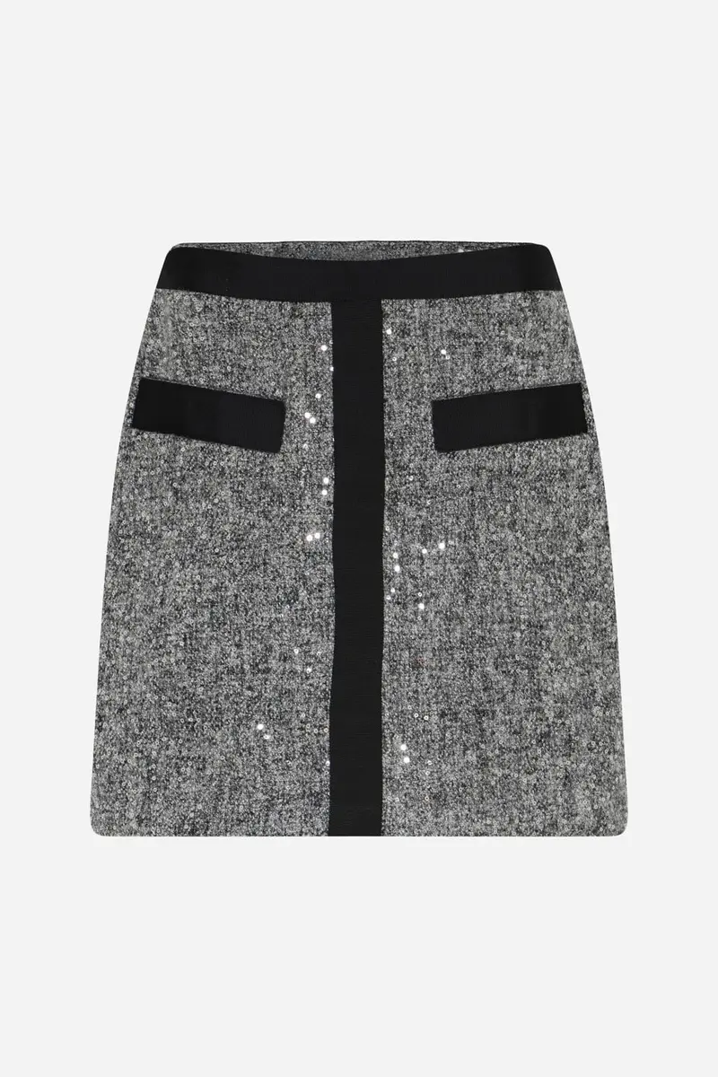 Bruuns Bazaar - Rhytisbbjoanina Skirt Bbw5142 - Grey Melange