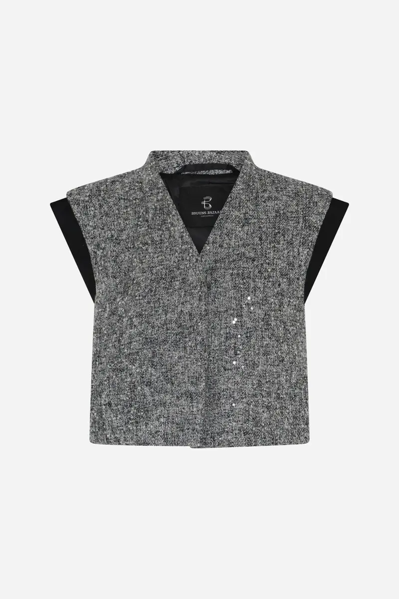 Bruuns Bazaar - Rhytisbbsila Vest Bbw5143 - Grey Melange